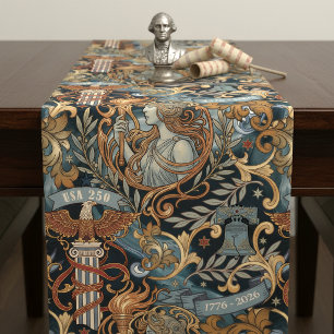 Camino De Mesa Corto EE. UU. 250 Liberty Art Nouveau Patrón ID1302