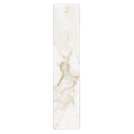 Camino De Mesa Corto Efecto de mármol moderno dorado