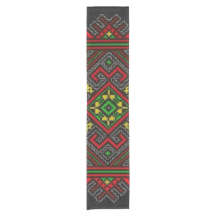 Camino De Mesa Corto Ejecutor de tabla de diseño tradicional ucraniano