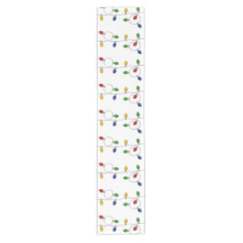 Camino De Mesa Corto Ejecutor de tabla de luces de Navidades coloridas