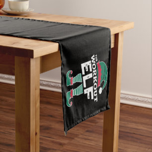 Camino De Mesa Corto El grupo Workout Elf que coincide con los Navidade