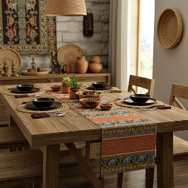 Camino De Mesa Corto elefantes brillantes