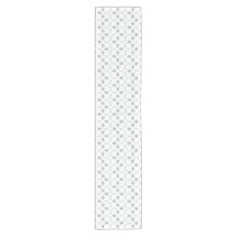 Enrejado de Flor Gris en Blanco