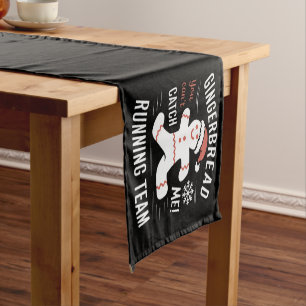 Camino De Mesa Corto Equipo de correr de pan de jengibre Humor de Navid