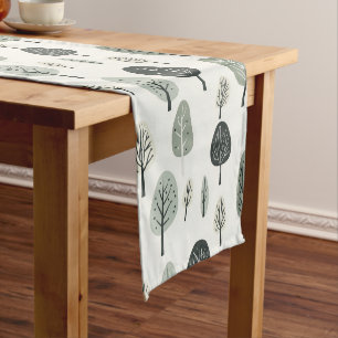 Camino De Mesa Corto Escandinavia Forest Table Runner