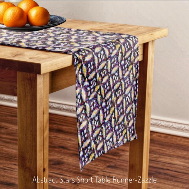 Camino De Mesa Corto Estrellas abstractas (Subido por el creador)