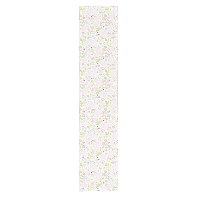 Camino De Mesa Corto exhibición del modelo floral (Anverso)