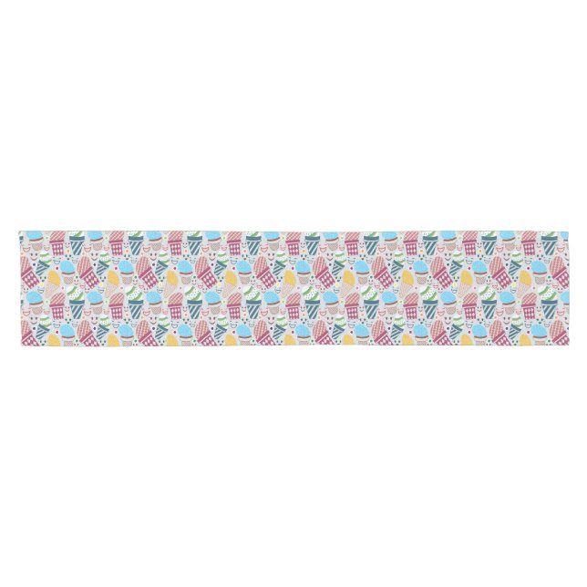 Camino De Mesa Corto Feliz Pascua (Horizontal)