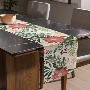 Camino De Mesa Corto feriado festivo de navidades botánicos