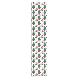 Camino De Mesa Corto Festive Santa Christmas Table Runner
