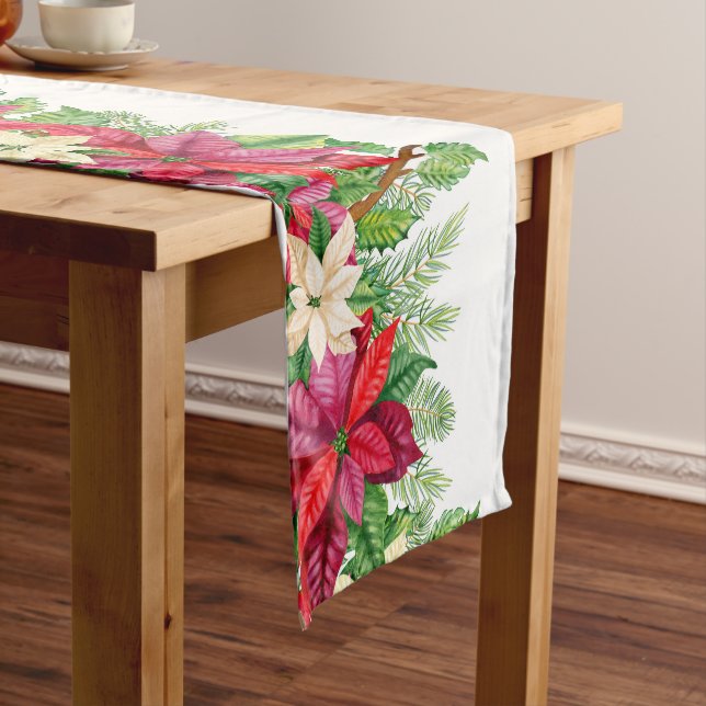 Camino De Mesa Corto Flores navidades (In Situ)