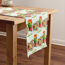 Camino De Mesa Corto „Fröhlicher Dschungeldrache – Bunt und Glücklich“