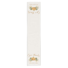 Camino De Mesa Corto Funda de la mesa de caída de la calabaza del otoño