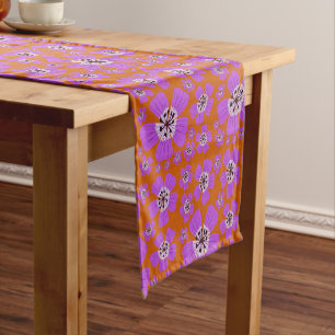 Camino De Mesa Corto Geranium Wallichianum Design Table Runner