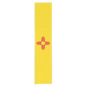 Camino De Mesa Corto Gráfico dinámico de la bandera del estado de Nuevo