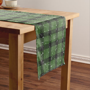 Camino De Mesa Corto Green family christmas wallpaper