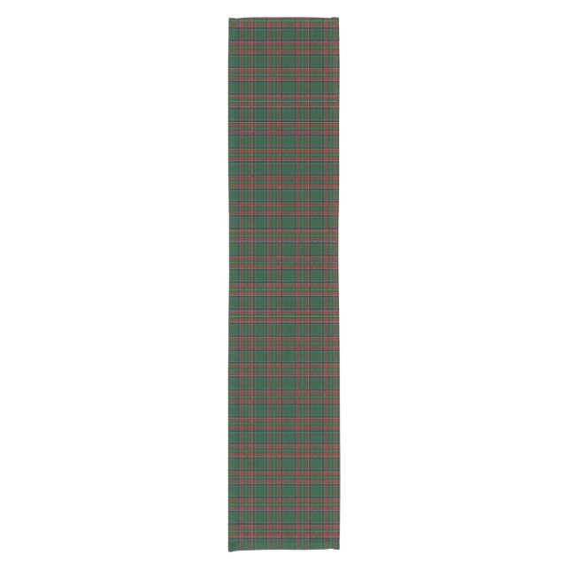 Camino De Mesa Corto Green Stewart Plaid (Anverso)