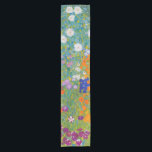Camino De Mesa Corto Gustav Klimt - Jardín de flores<br><div class="desc">Jardín de flores - Gustav Klimt en 1905-1907</div>