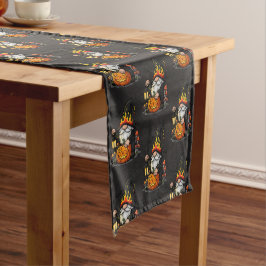 Camino De Mesa Corto Halloween Gnome Table Runner