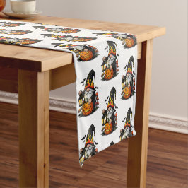 Camino De Mesa Corto Halloween Gnome Table Runner