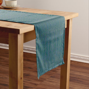 Camino De Mesa Corto HAMbyWG Table Runner - Mezcla Verde azulada