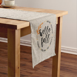 Camino De Mesa Corto Hello Fall Wreath Rustic