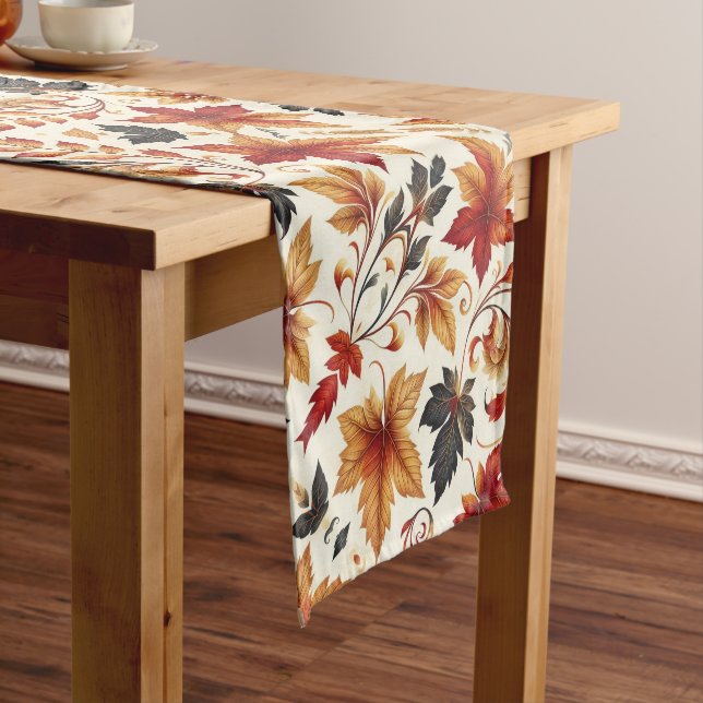 Camino De Mesa Corto Hojas de otoño (In Situ)