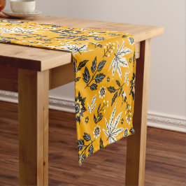 Camino De Mesa Corto Hojas otoñales, Berries y Acorns