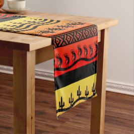 Camino De Mesa Corto Kokopelli Aztec Tribal Sunert Southwestern