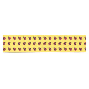 Camino De Mesa Corto Ladybug 60s retro fresco amarillo