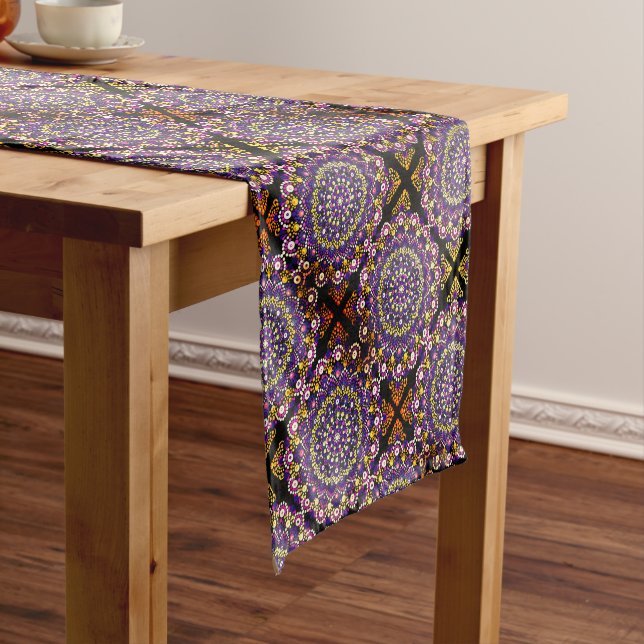Camino De Mesa Corto Lavander Table Runner (In Situ)