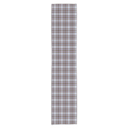 Camino De Mesa Corto Lavender Blue Plaid Tartan Retro Table Runner