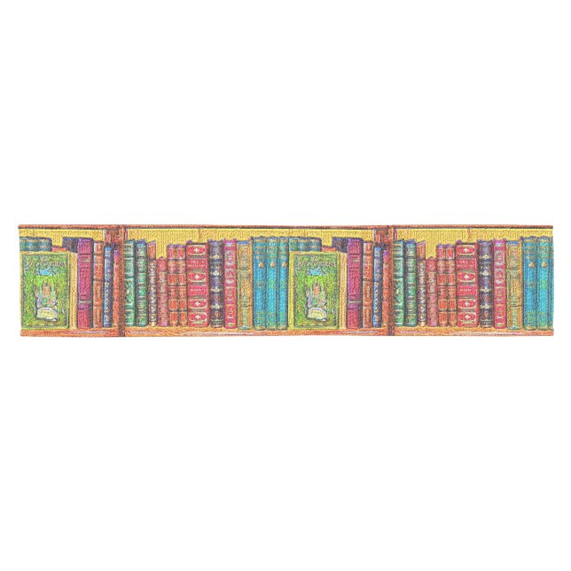 Camino De Mesa Corto Libros de biblioteca (Horizontal)