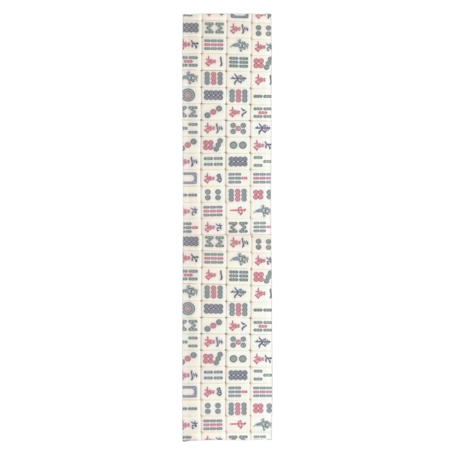 Camino De Mesa Corto Mahjong Tiles (Anverso)