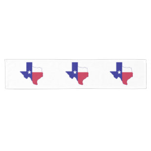 Camino De Mesa Corto Mapa de bandera de Texas