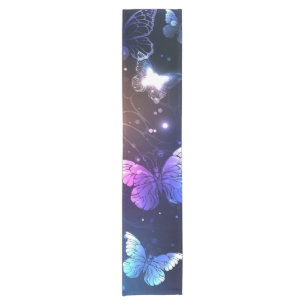 Camino De Mesa Corto Mariposas nocturnas brillantes