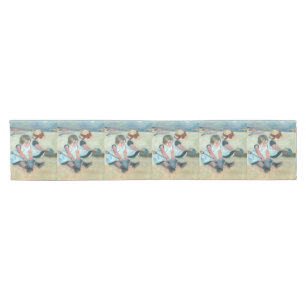 Camino De Mesa Corto Mary Cassatt - Niños jugando en la playa
