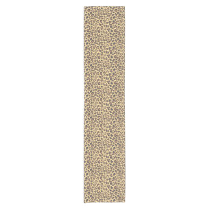 Camino De Mesa Corto Modelo de la piel animal del estampado leopardo