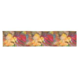 Camino De Mesa Corto Modelo geométrico linear colorido abstracto