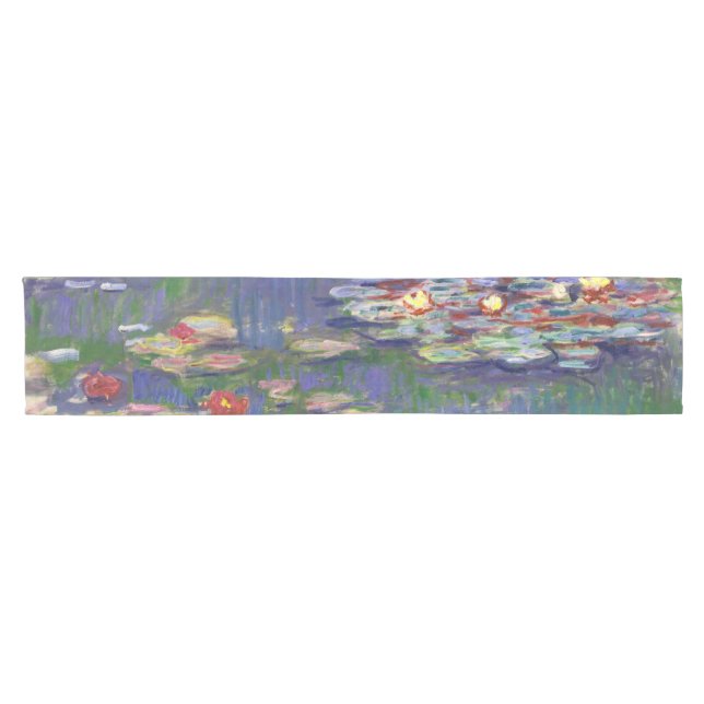 Camino De Mesa Corto Monet Water Lilies Masterpiece Pintura (Horizontal)