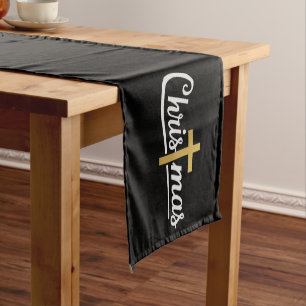 Camino De Mesa Corto Navidades cruzan la familia coincidiendo con la id