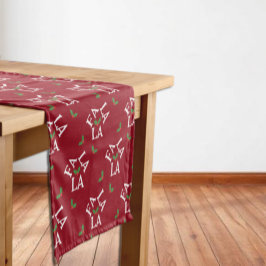 Camino De Mesa Corto Navidades de Fa La Festive Holly