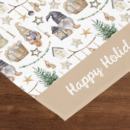 Camino De Mesa Corto Navidades gnomes nórdicos estilo casa de campo bei