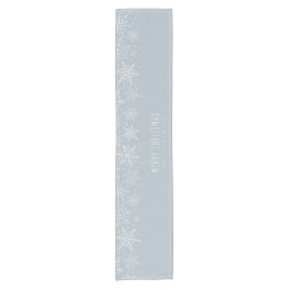 Camino De Mesa Corto Navidades Snowflakes