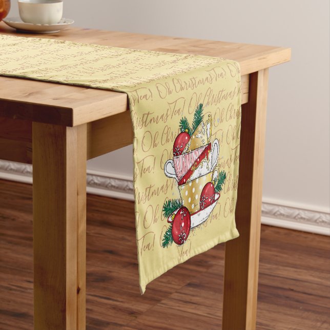 Camino De Mesa Corto ¡Oh Navidades Tea! (In Situ)