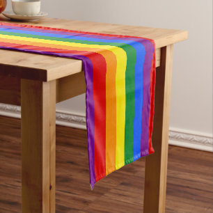 Camino De Mesa Corto Orgullo arcoiris