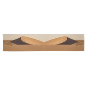 Camino De Mesa Corto Paisaje del desierto de las dunas de arena