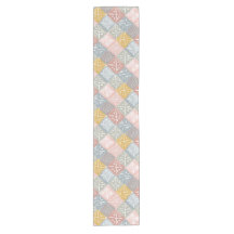 Pastel Mudcloth | Baldosa de Terracota Diamante