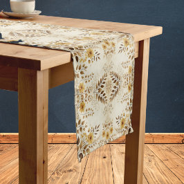 Camino De Mesa Corto Patrón floral de granja