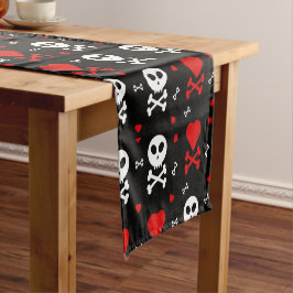 Camino De Mesa Corto Peligro Scary Skulls